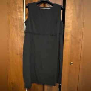 Lane Bryant Elegant Black Sleeveless Dress Bow detail